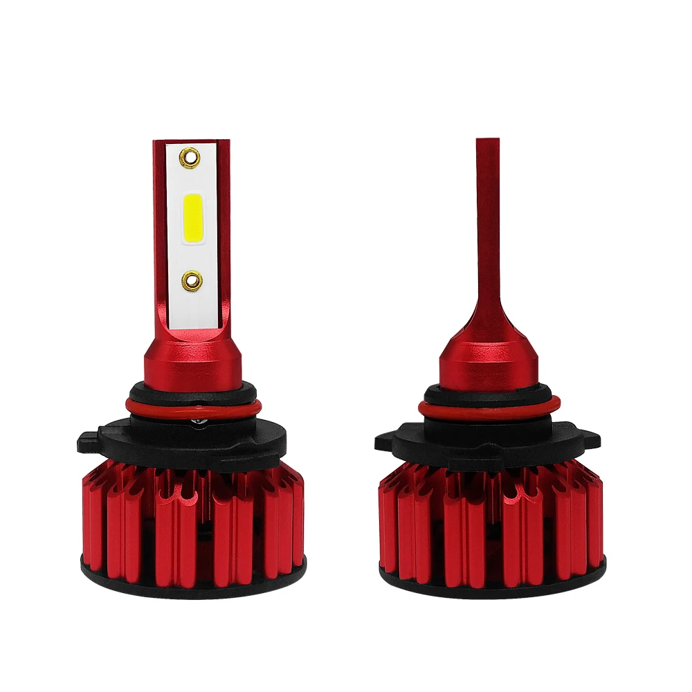 

2 X HB4/9006 Car Headlight Bulb LED 25W 3000LM 9V-36V Waterproof IP68 6000K 200M Light Range 360 Degree Beam for Q6 Truck SUV RV