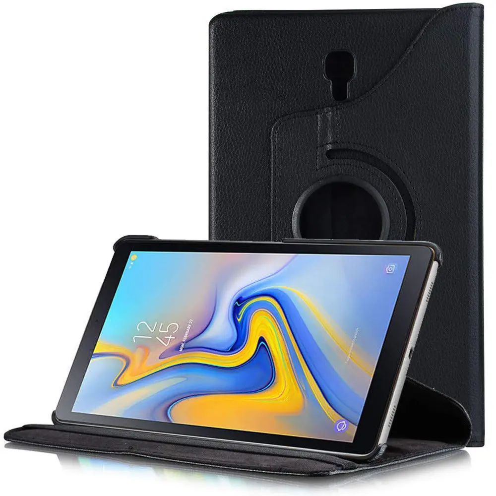 Вращающийся на 360 градусов чехол из искусственной кожи для Samsung galaxy Tab A 10 5 2018 SM T590