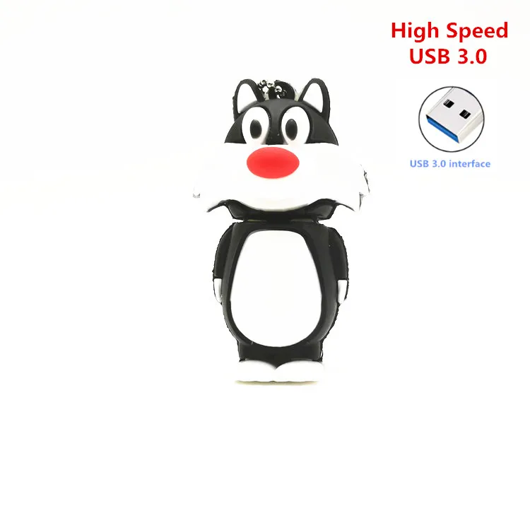 

High Speed USB 3.0 Cartoon pen drive fox Shape usb flash drive 64gb 32gb 16gb 8gb 4gb Animal memory stick pendrive for kid gifts