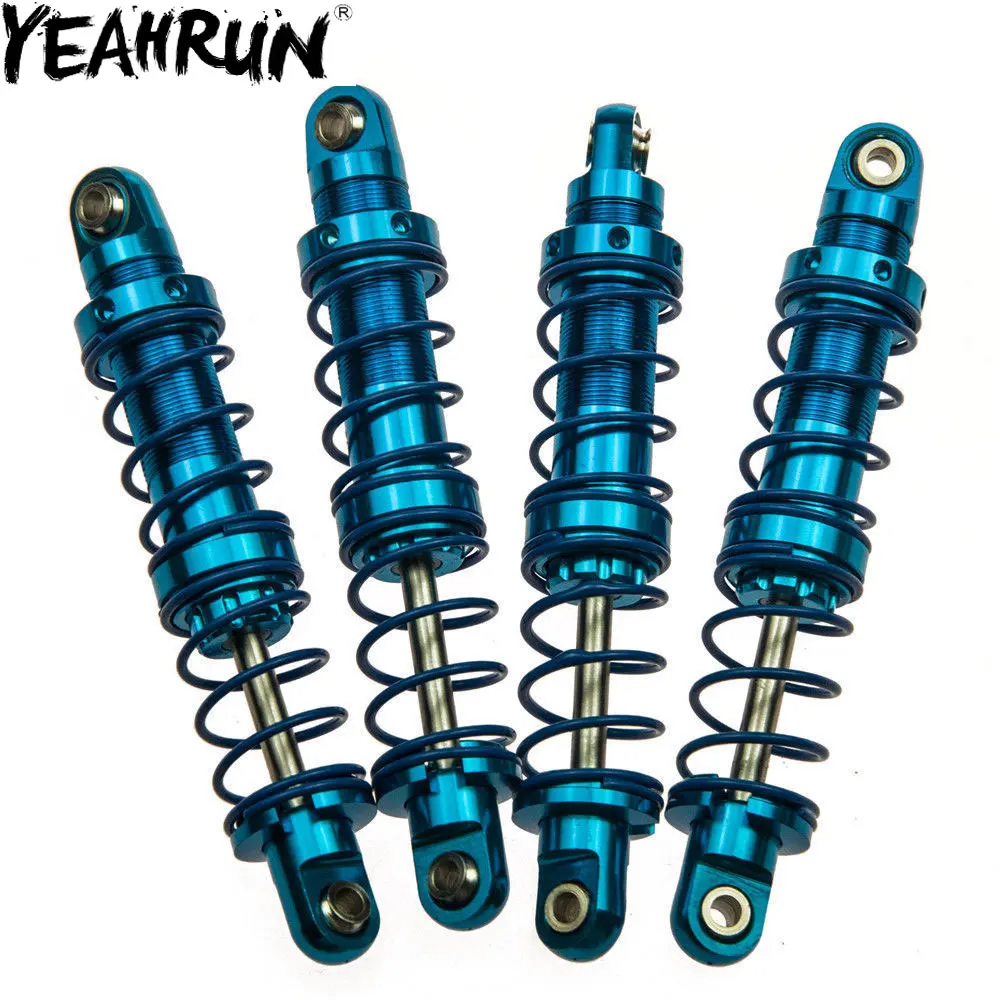 

1/2/4pcs Blue Oil Adjustable 70/80/90/100/110/120mm Alloy Aluminum Shock Absorber Damper for 1/10 RC Car Truck Parts D90 Axial