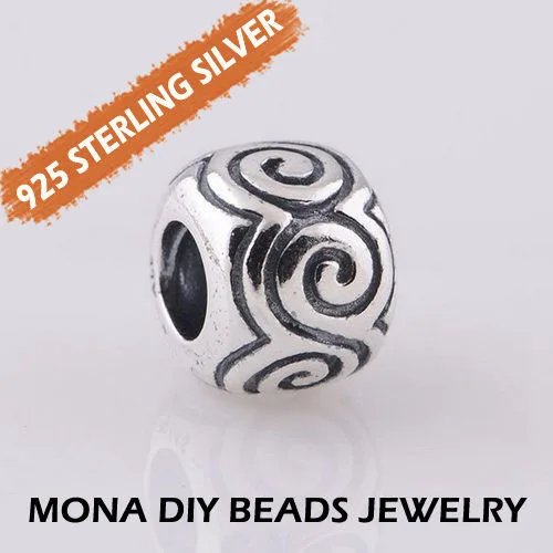 Newest Fashion Classic 925 Sterling Silver Spherical Charms Fit Pandora Style Diy Necklets On Sale | Украшения и аксессуары