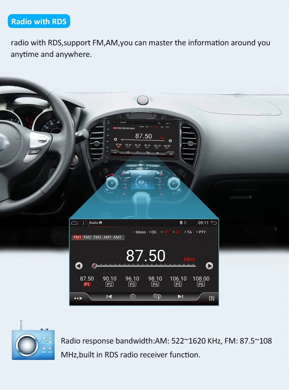 32G rom Восьмиядерный " в тире 2 Din Android 9,0 автомобильный стерео gps для Nissan Juke Авто Радио FM RDS WiFi BT навигационная камера