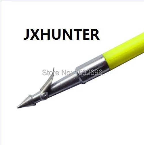 

4 pieces 6.6" Crossbow Bolts 50-130lb fishing Hunting with Steel Tips in green color