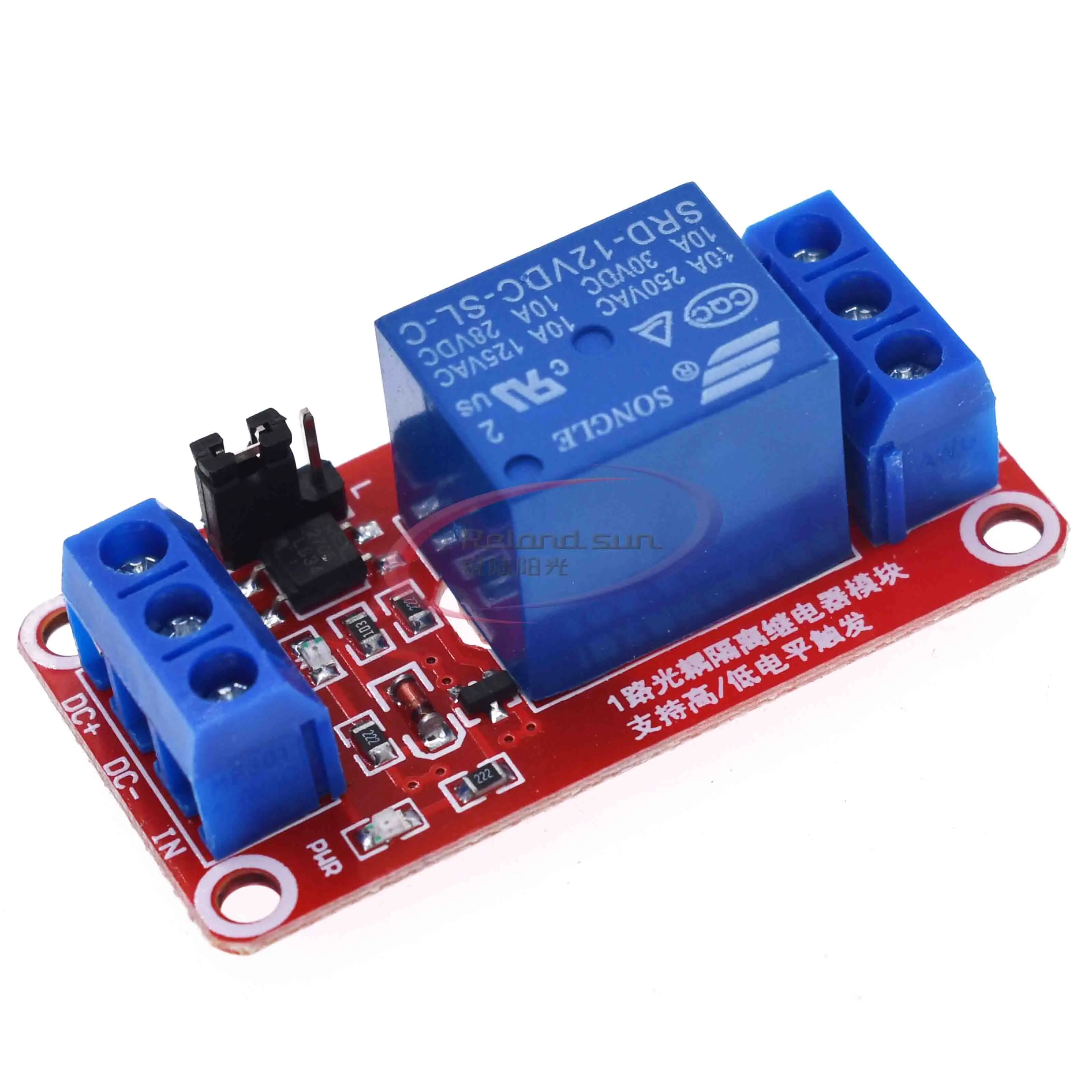

One 1 Channel 12V Relay Module Board Shield With Optocoupler Support High And Low Level Trigger Power Supply Module For Arduino