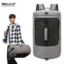 Повседневная мужская дорожная сумка, usb зарядка, багаж, дорожная сумка, 35Л, Большой Вместительный нейлоновый рюкзак, водонепроницаемая сумка для выходных, XA100ZC