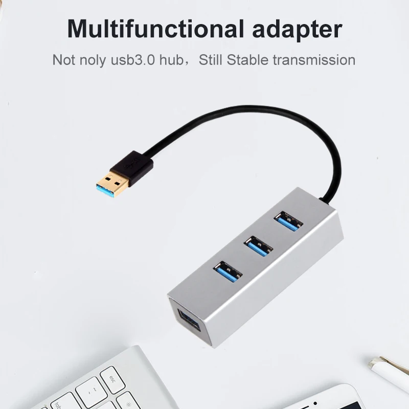OFCCOM USB 3,0 usb-хаб высокоскоростной 4 порты Ethernet адаптер для ПК ноутбук Mac USB концентраторы питание Macbook Pro