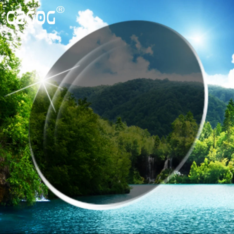 

1.56 Index Prescription Photochromic Lenses Transition gray Lenses for Myopia/Hyperopia Anti Glare Sunglasses Lens O156