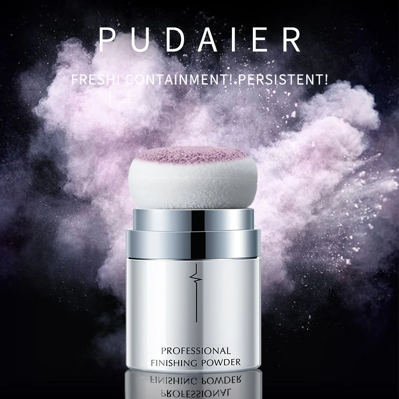 

Pudaier Professional Soft Loose Powder Control oil to brighten skin invisible pores Finishing Powder Foundation Minerals Face