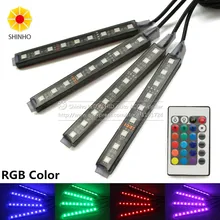 4X автомобильный RGB светодиодный светильник с регулировкой