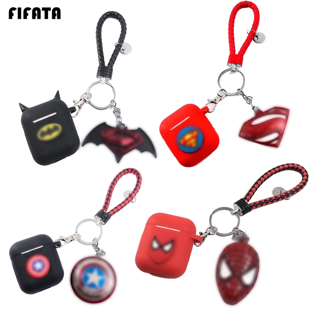 

FIFATA Soft Cartoon Silicone Earphone Cover Case For Apple AirPods Charging Headphones Cases For Airpods Cute Protective Cover