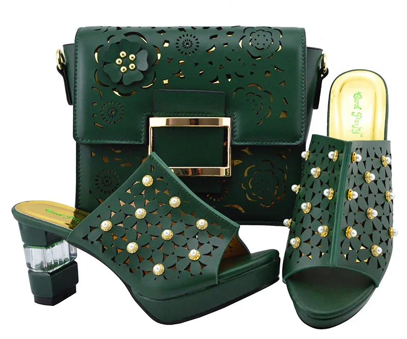 italian shoe and bag set in usa