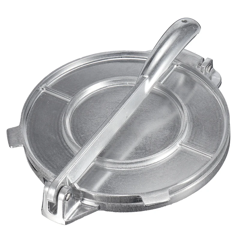 

Foldable Tortilla Maker Press Heavy Aluminium Meat Press Gadgets Bakeware Tools Pie Tools Silver Kitchen Accessories