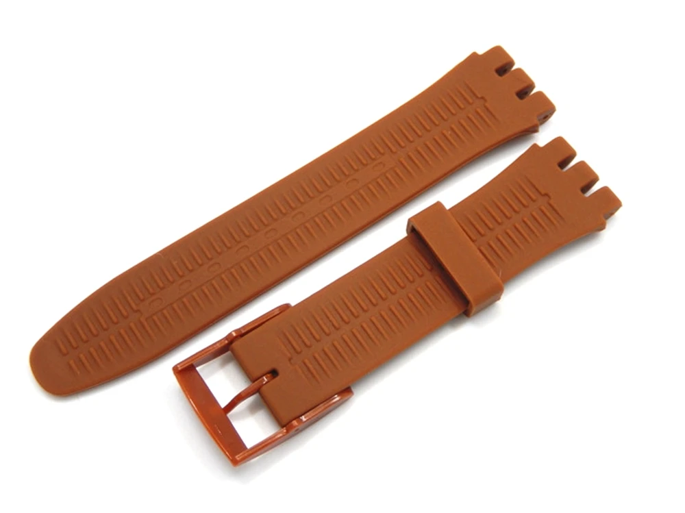 Резиновый силиконовый ремешок для наручных часов Swatch 16 мм 17 мм 19 мм 20 мм аксессуары для наручных часов
