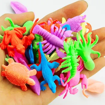 

Hydrogel Magic Sea Animals Dinosaur Wild Animal Shaped Water Beads Dragon Balls Growing In Water Kids toy home Decoration