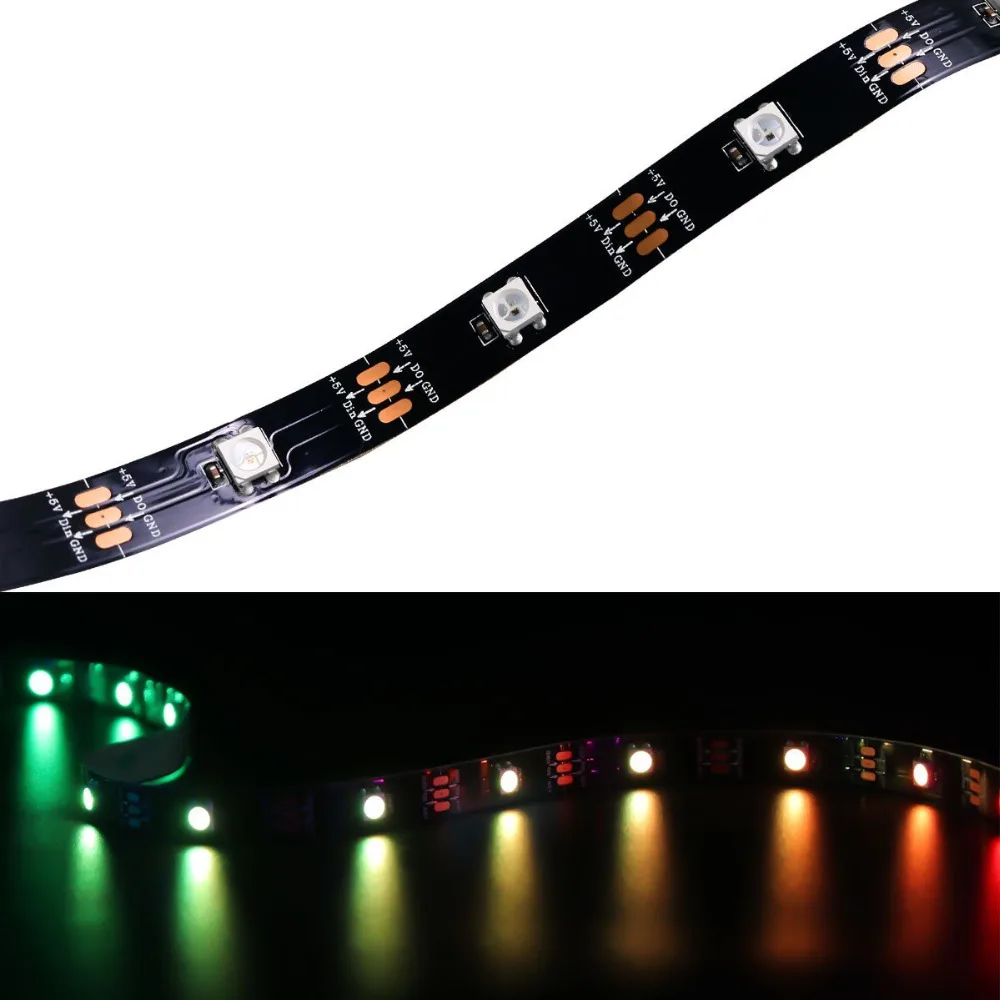 Светодиодная лента SK6812 WS2812B 5 м 30 светодиодов/пикселей/м 150 светодиодов RGB адресная