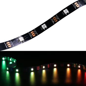 

SK6812 WS2812B LED Strip 5M 30 LEDs/Pixels/m 150LEDs RGB adressierbare Streifen mit 5050 SMD LEDs NichtWasserdicht IP30