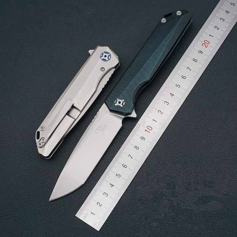 

Tactical 60-61HRC High Hardness M390 Blade TC4 Titanium Alloy Handle Folding Knife Ball BearingOutdoor Survival Pocket Knife Too