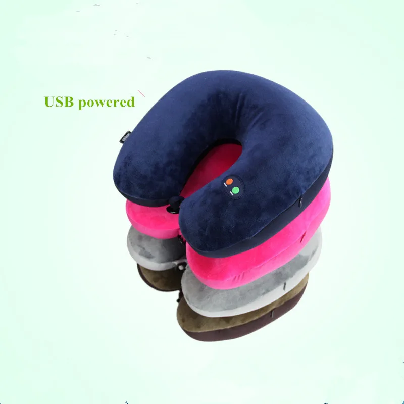 USB Powered U Pillow Memory Foam Comfortable Neck Rest Health Pillow