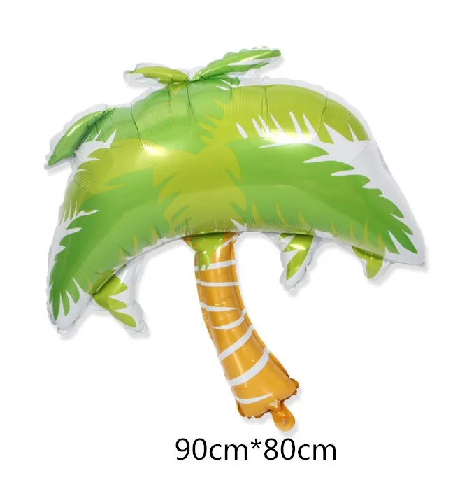 

1pc Giant Coconut Tree Foil Balloons Wedding Party Bar Theme Summer Party Decoration Palm Leaf Globos Helium Inflatable Ball Toy