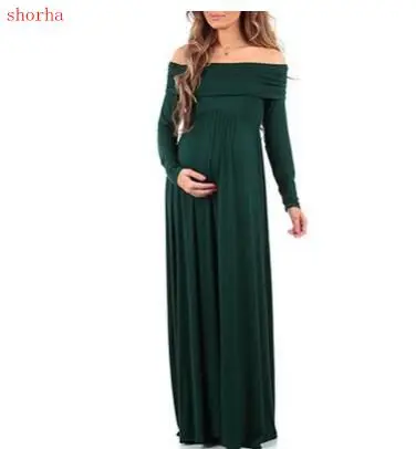 

Women Red Skirt Maternity Photography Props Elegant Pregnancy Clothes Maternity Dresses For pregnant Photo Shoot Clothing
