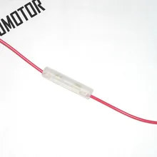 10 шт./лот) 12 V плавкий предохранитель для GY6 Китайский Скутер Honda Kawasaki мотоциклов ATV держатель предохранителя основа мопед suzuki часть