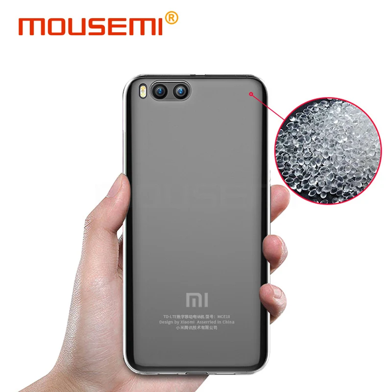 Чехол для телефона mousmi Xiaomi Mi A1 6 Note 3 чехол HD прозрачный силиконовый на 5 5S Plus 5c 5x |