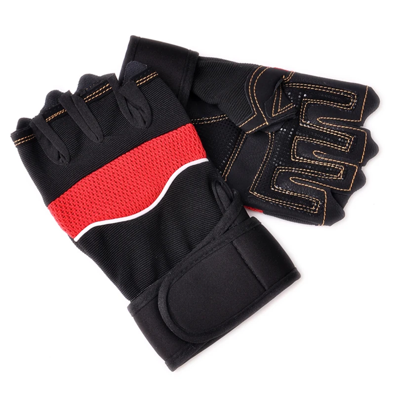 2PcsHigh Quality Gloves Gym Body Building Dumbbells Sports Exercise Training Wrist Fitness Weight Lifting Gloves Black Red Blue 2PcsHigh Quality Gloves Gym Body Building Dumbbells Sports Exercise Training Wrist Fitness Weight Lifting Gloves Black Red Blue