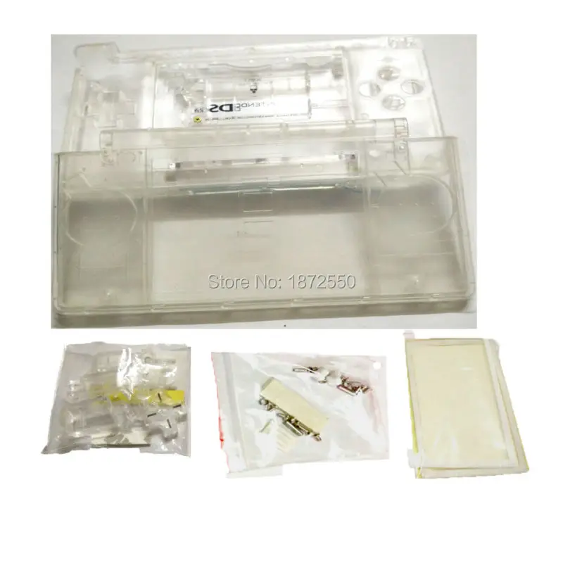 Hot Sale Housing Case For NintendoDSLiteNdslClear Color Normal Version Replacement Console Christmas Gift | Электроника