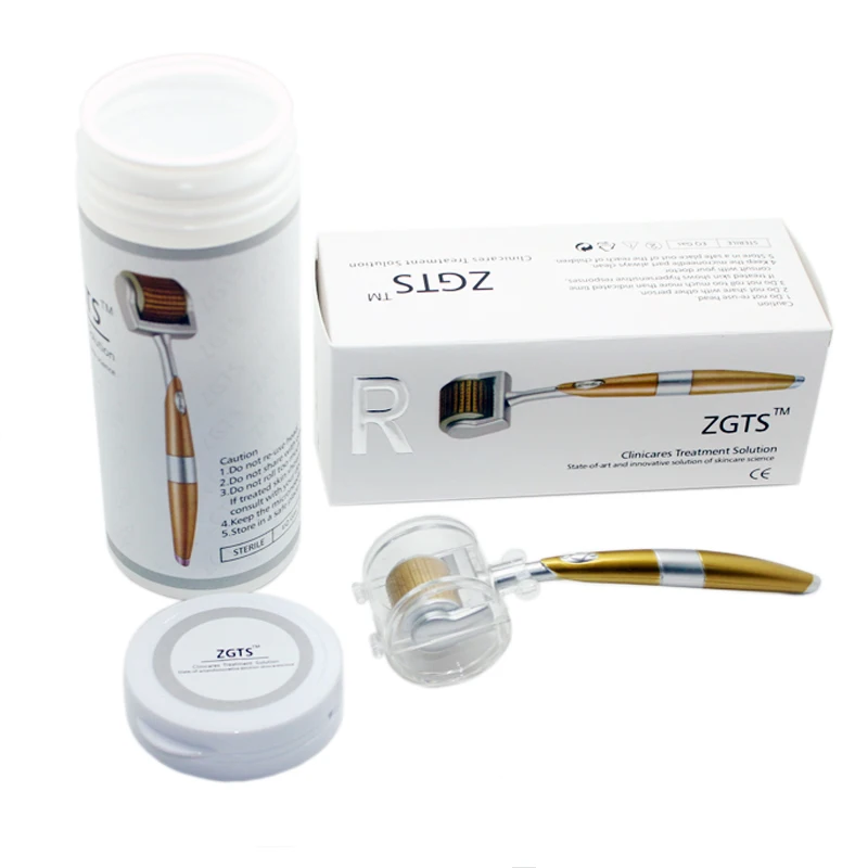 

Titanium ZGTS Derma Roller 0.2/0.25/0.3mm needle for face care and hair-loss treatment CE Certificate Proved
