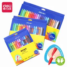 Для кулинарно-деликатесной продукции детский пластиковый мелок студент треугольная ручка масляные краски, кисть 24/18/12 цветов студент искусства палочка для рисования