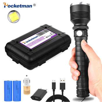 

xhp70 xhp50 80000lumens Led flashlight Most Powerful led torch USB Zoom 18650 26650 Rechargeable Best Camping Lamp light