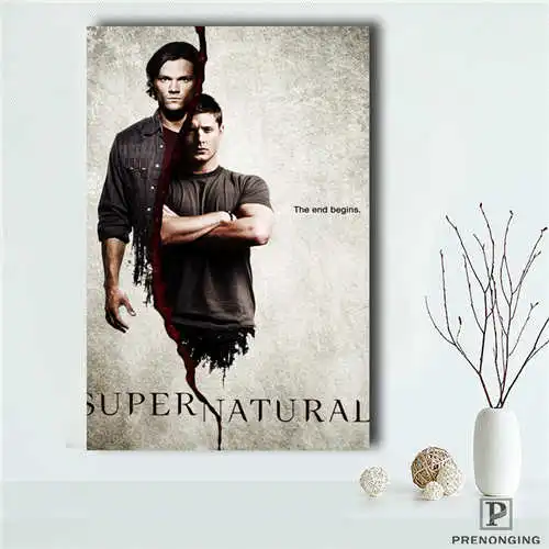 

Custom Supernatural (2) Printing Posters Cloth Fabric Wall Art Pictures For Living Room Decor#18-12-05-1-58