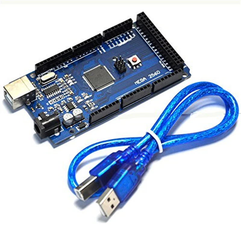 ShenzhenMaker MEGA2560 Мега 2560 R3(ATmega2560-16AU CH340G) AVR USB доска(дополнительный кабель или нет