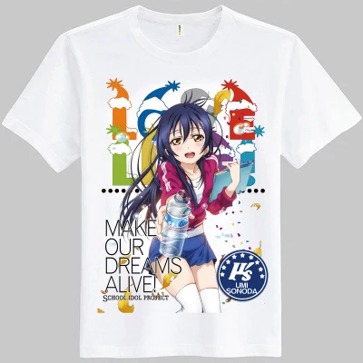 

Lovelive! Cosplay Printed Yazawa Nico Short-Sleeve T-shirts Minami Kotori Love Live Fancy Tees Casual t shirt