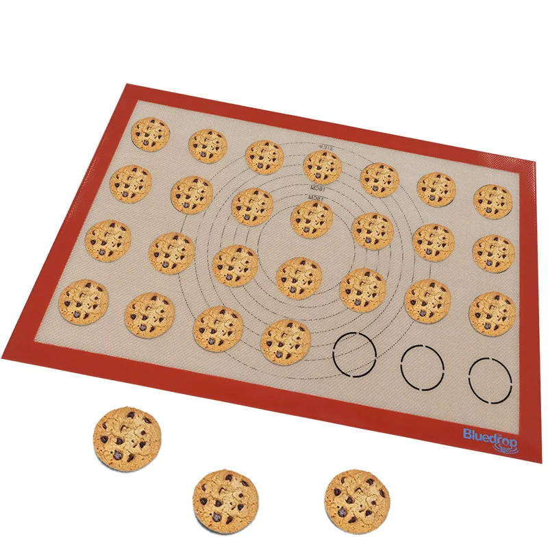 38.5*58.5CM or 15.2&quotX23&quot Non stick silicone baking liner pastry mat pizza no grease spraying fondant cooking sheet | Дом и сад