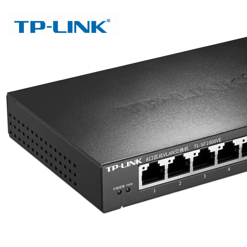 TP-Link TL-SF1008VE 8 Порты и разъёмы быстродействующий коммутатор 10/100 Мбит/с металлической переключатель виртуальной локальной компьютерной сети