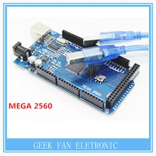 Высокое Качество Мега 2560 R3 Mega2560 REV3 CH340G Совет + Кабель USB Совместим A406