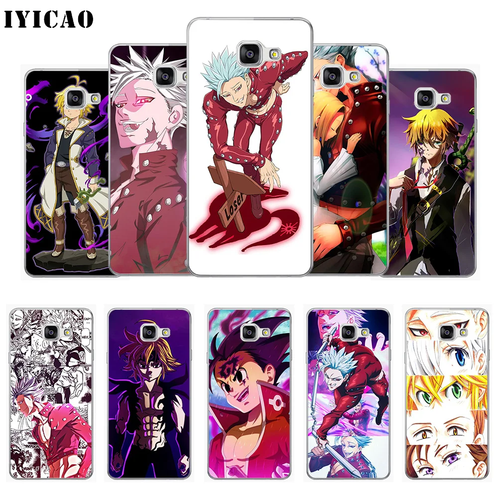 

IYICAO Anime Nanatsu no Taizai Soft Silicone Phone Case for Samsung A10 A30 A40 A50 A70 M10 M20 M30 TPU Cover