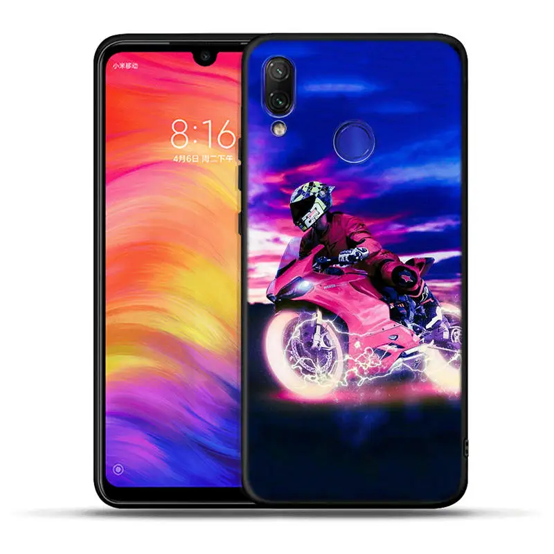 Набор «городская улица» ночное мотоцикл чехол для Xiaomi Redmi Note 7 7A 6 Pro 6A 5A Prime Mi A1 5X A2 Lite 6X4X5 плюс Pocophone F1