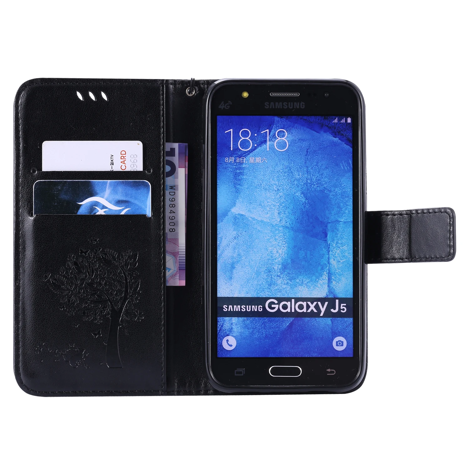 Чехол для Samsung Galaxy J5 j 5 500 2015 кожаный чехол телефона с откидной крышкой sm j500 J500F J500fn
