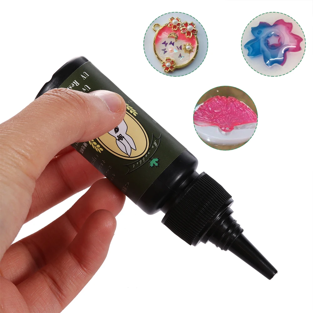 

New Fashion UV Color Resin Ultraviolet Curings Resin Solar Cure Resin DIY Sunlight Activated Crafts Transparent Clear Ornament