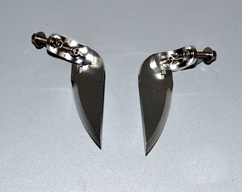 

1Pair F011 F012 Modification Upgrade Turn Fins Aluminum Alloy Waterjet Spare Parts for RC Racing Speedboat Accessories