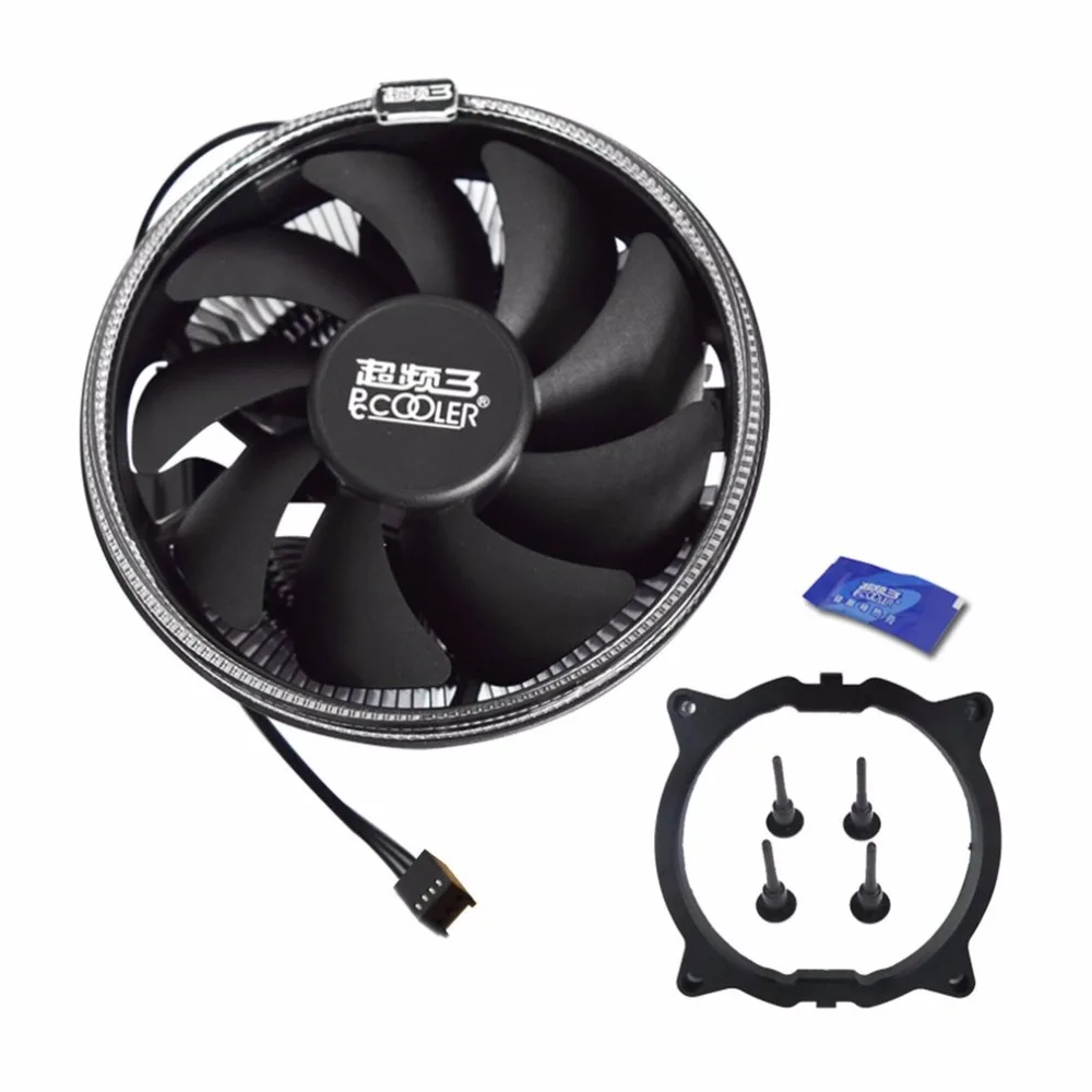 

Pccooler 12cm 4pin PWM Quiet CPU Cooler Cooling Fan with LED Aperture Dynamic Hydraulic Bearing CPU Cooling Radiator Drop Ship