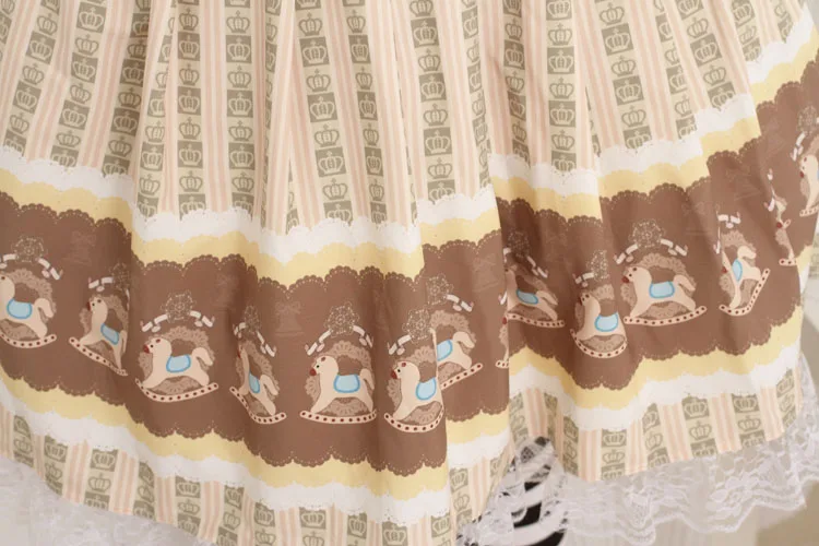 poliéster macio adorável doce bowknot princesa lolita vestido