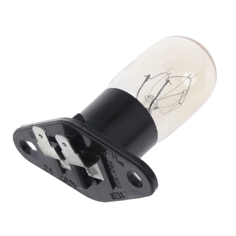 Microwave Oven Spare Parts Lighting Bulb Microwave Oven Global Light Lamp Bulb Base Design 250V 2A Replacement Universal