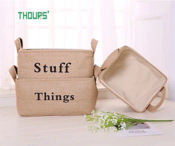 

Thours EVA Thick Double Storage Bucket Dirty Clothes large laundry basket Kids Toys Organizer Storage Barrel Home Sundries Bin