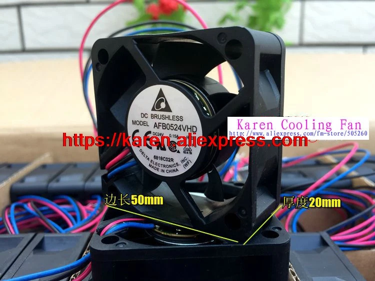 

Вентилятор охлаждения delta 5 см 5020 24v AFB0524HD AFB0524HHD AFB0524LD AFB0524MD AFB0524VHD