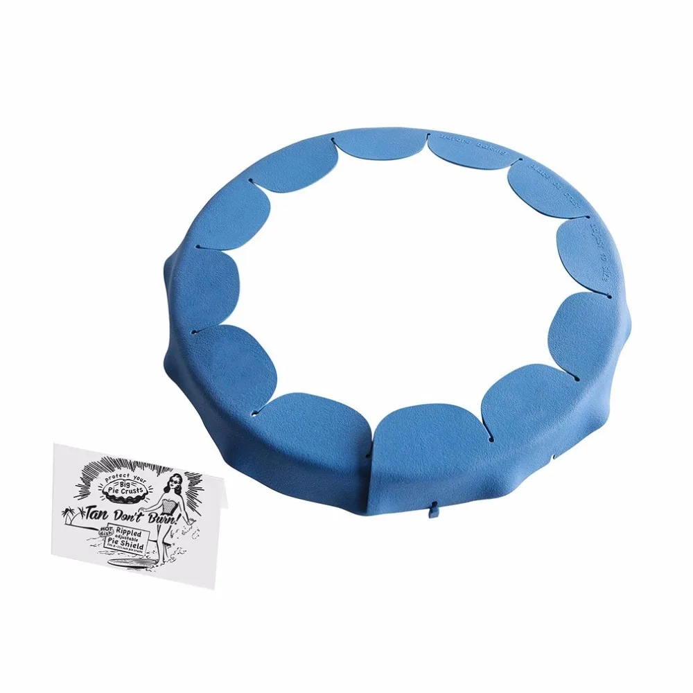 Reusable Silicone Pie Crust Shield Pie Protectors Pizza Circle Cake