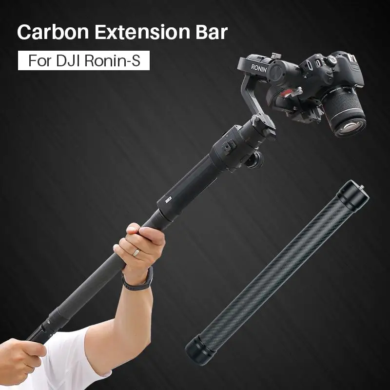 

Studyset Ulanzi Carbon Fiber Extend Rod Pole Stick for Dji Ronin S Crane V2 2 Plus Feiyu G6 G5 AK4000 A2000 Moza Air 2