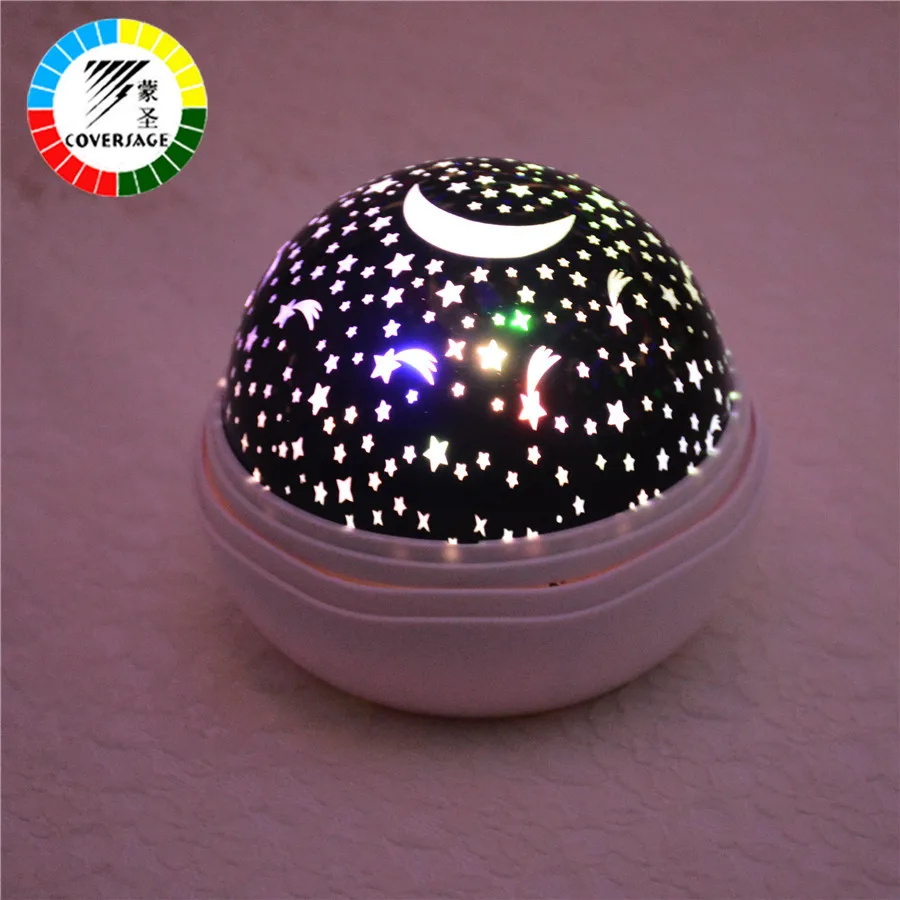  Coversage Night Light Projector Rotating Starry Sky Star Master Spin Romantic Led Lamp Projection C - 4000236881764
